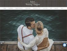 Tablet Screenshot of italianweddingdesigner.com